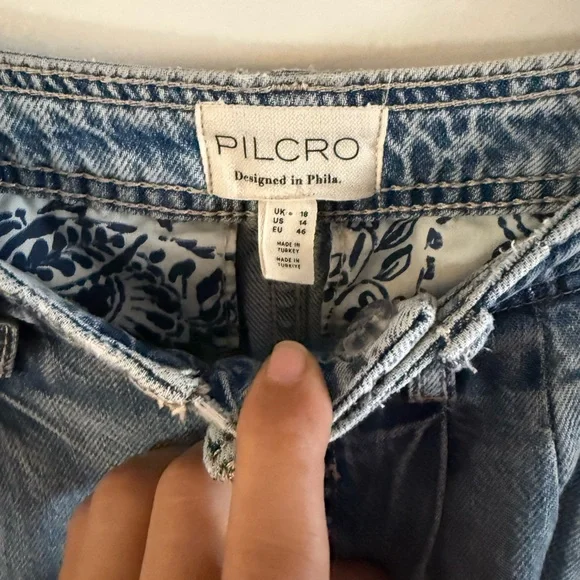 Anthropologie Pilcro Slouchy Trouser Midi Skirt - Picture 4 of 5